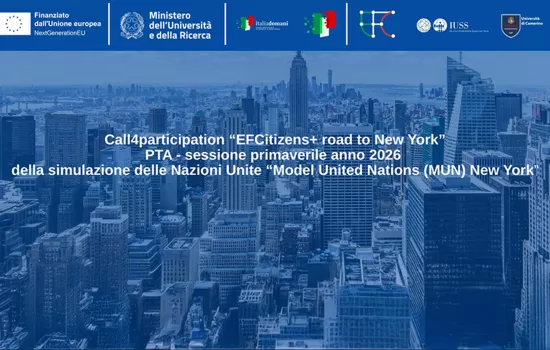 Call4participation “EFCitizens+ road to New York” – MUN- Progetto EFC per PTA